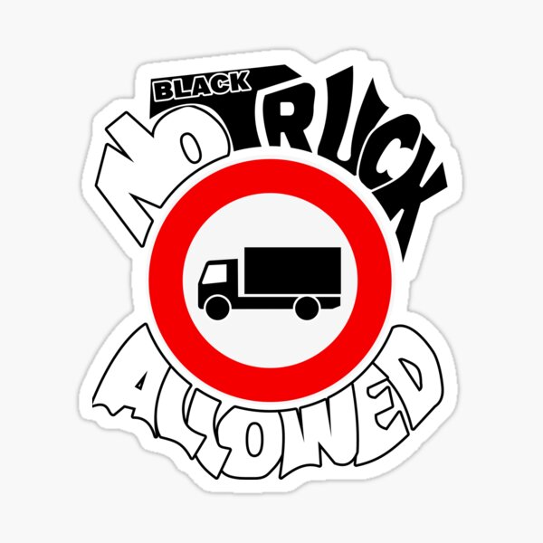 Sticker: Fahrverbot