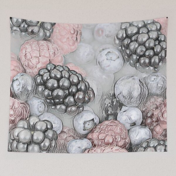Item preview, Berry Fruit Medley Painting/ Colorful Fruit Pattern  designed and sold by Designs By YL.