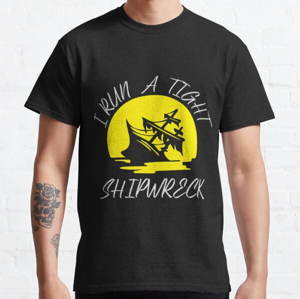 Vintage Buccaneers and a Shipwrecked Pirate Ship T-Shirt