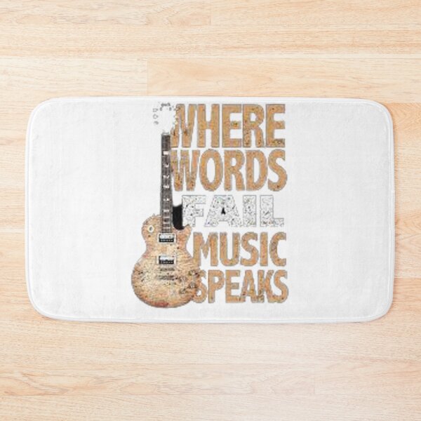 Item preview, WHEN WORDS FAIL MUSIC SPEAKS designed and sold by Marakstore.