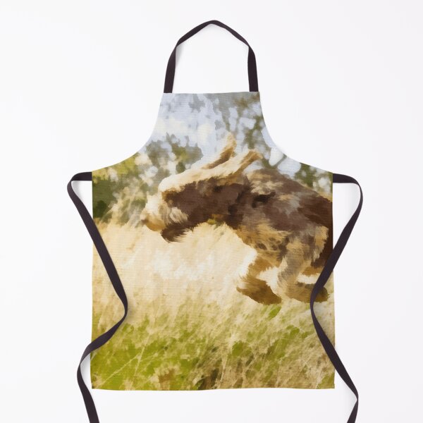 Item preview, Leaping Spinone by heidiannemorris © designed and sold by FOLK ART FUSION by heidiannemorris.
