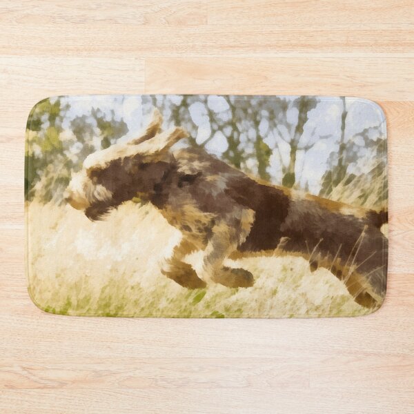 Item preview, Leaping Spinone by heidiannemorris © designed and sold by FOLK ART FUSION by heidiannemorris.