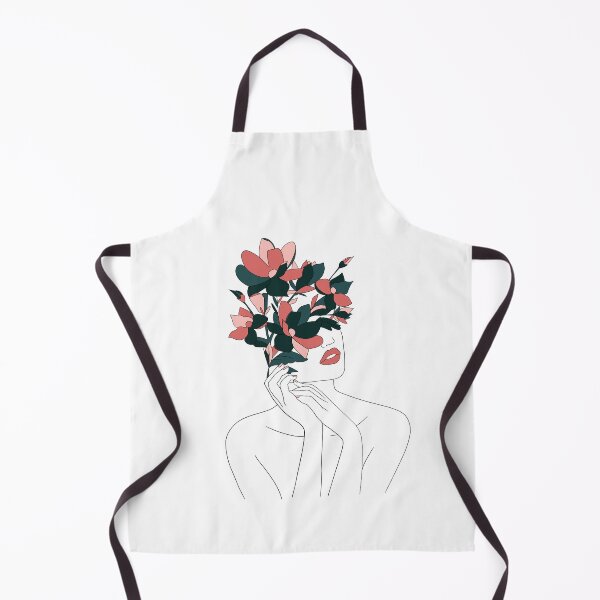 Item preview, Copy of Colorful Line art flower woman face  designed and sold by PrintsEntmt.