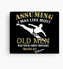 Martial Art Veteran Canvas Print