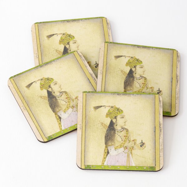 Item preview, Classical Indian Art: A noble lady, Mughal dynasty designed and sold by Naturalist Prints.