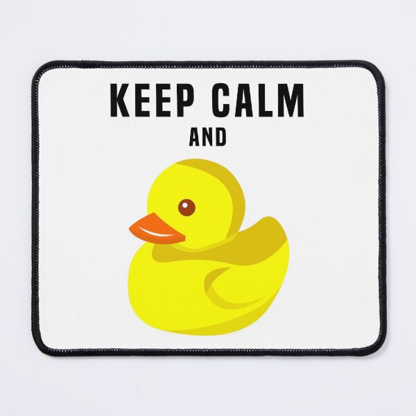 Item preview, Keep Calm and Rubber Duck designed and sold by fourretout.