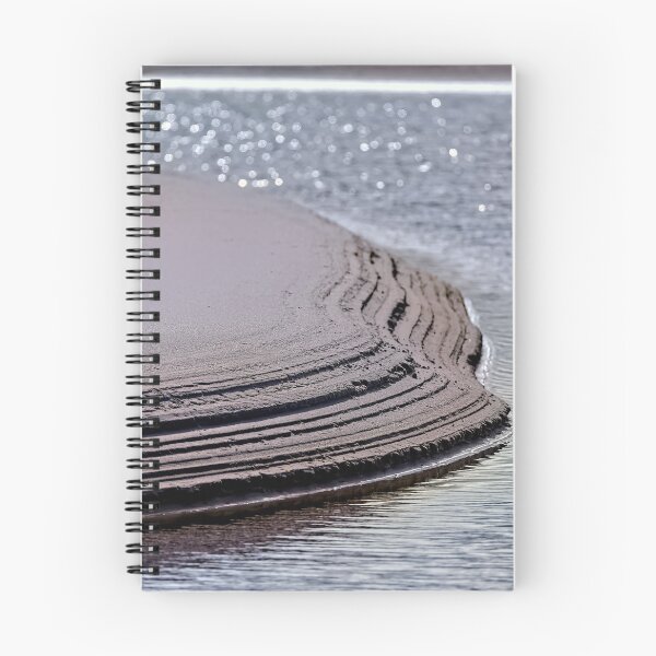 Item preview, Abstract untouched river cutting into beach sand designed and sold by hendrikspix.
