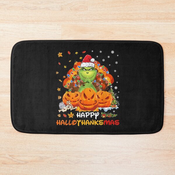 Item preview, Happy Hallothanksmas G.rin-ch and Merry Christmas - Fall T-Shirt designed and sold by Klaus-Gilbert.