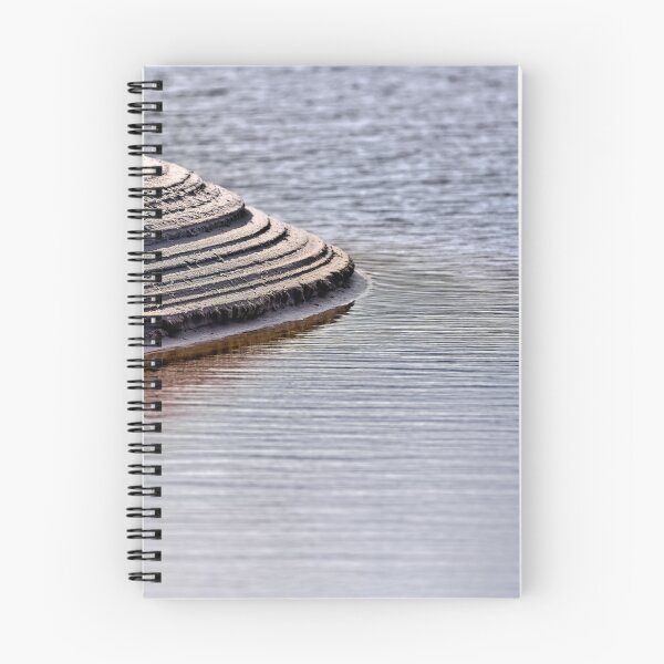 Item preview, Abstract untouched river cutting into beach sand designed and sold by hendrikspix.