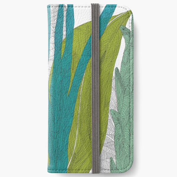 Colorful leaves forest iPhone Wallet