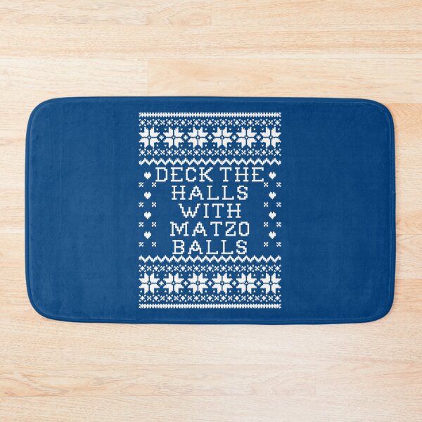 Item preview, Deck The Halls With Matzo Balls - Ugly Hanukkah Sweater Style designed and sold by Christmas-Tees.