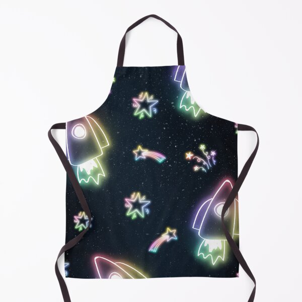 Item preview, neon star spacecraft designed and sold by NewPrint.