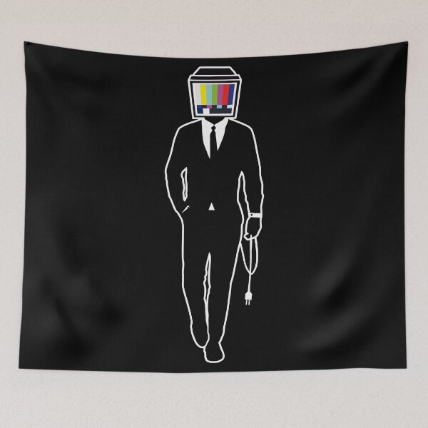 Item preview, TV Head Man (dark version) designed and sold by Dracos-Graphics.