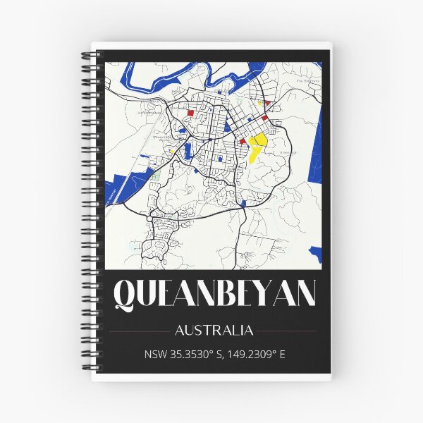 Item preview, Queanbeyan coordinates designed and sold by CrankyCactus.