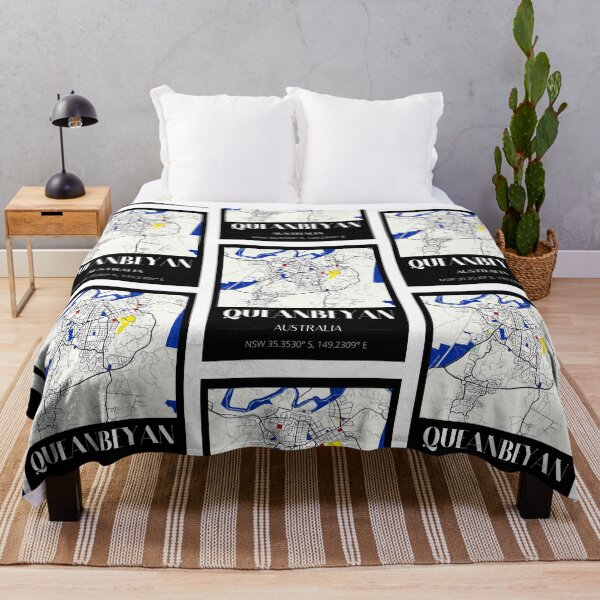 Item preview, Queanbeyan coordinates designed and sold by CrankyCactus.