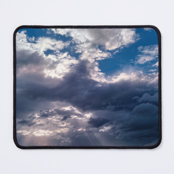 Item preview, Beautiful sky of sun shining thru the clouds designed and sold by hendrikspix.