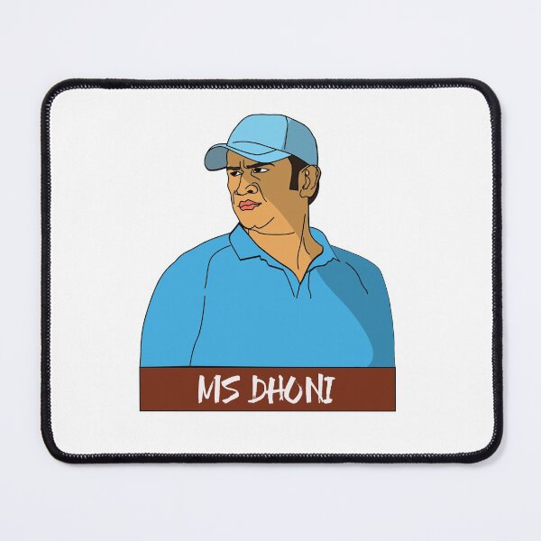 Item preview, MS Dhoni Indian cricketer t-shirt  | Indian cricketer  designed and sold by KARTICK DUTTA.