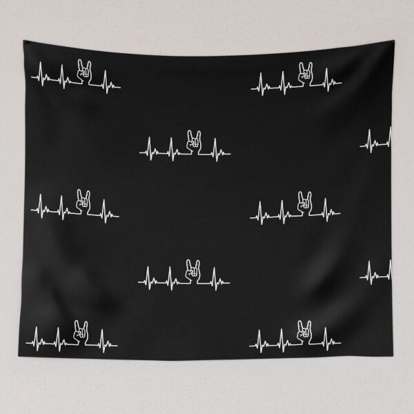 Item preview, My heart beats for heavy metal designed and sold by samshirts.
