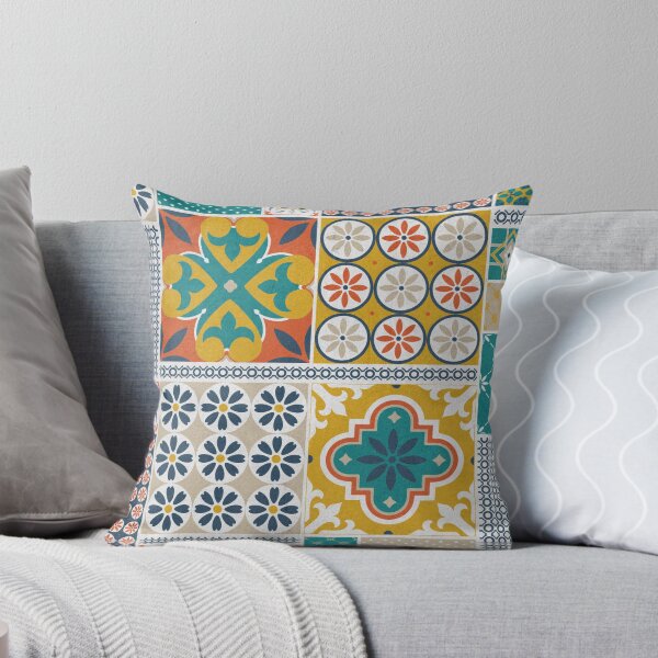 Item preview, Alhambra Tiles Multicolour designed and sold by Delinda Graphic Studio.
