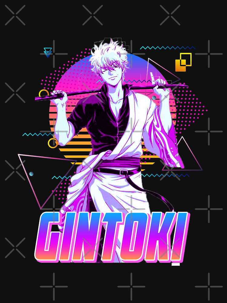 Gintoki Sakata Retro Art T Shirt For Sale By Lahcenbamouh Redbubble Gintoki T Shirts 9916