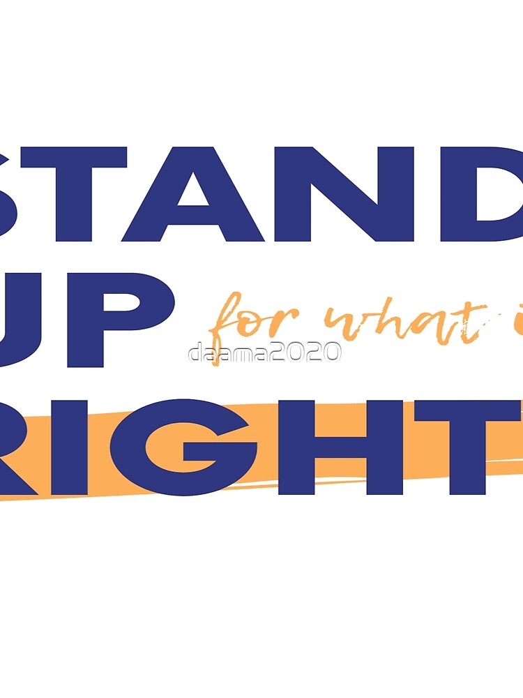 Thumbnail 3 of 3, Scarf, STAND UP FOR WHAT IS RIGHT designed and sold by daama2020.
