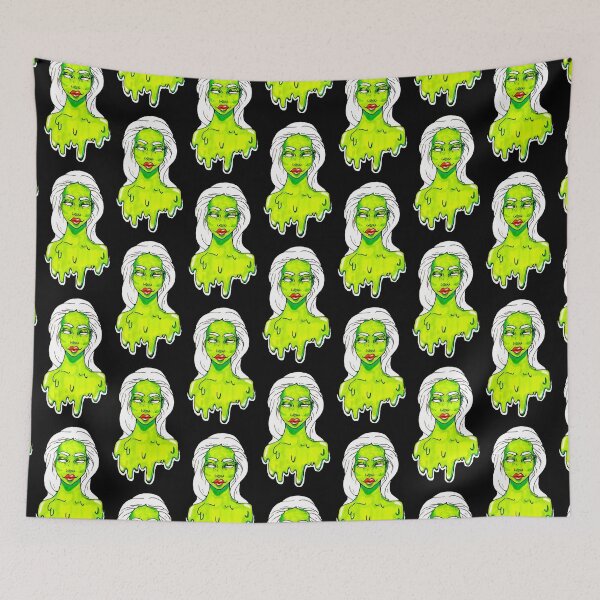 Item preview, Neon Melting Zombie Girl  designed and sold by EllieGraces.