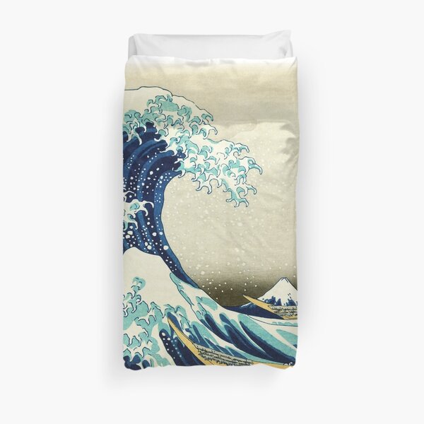The Great Wave off Kanagawa Duvet Cover