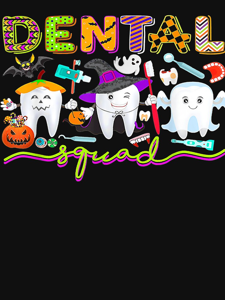 dental hygiene halloween shirts