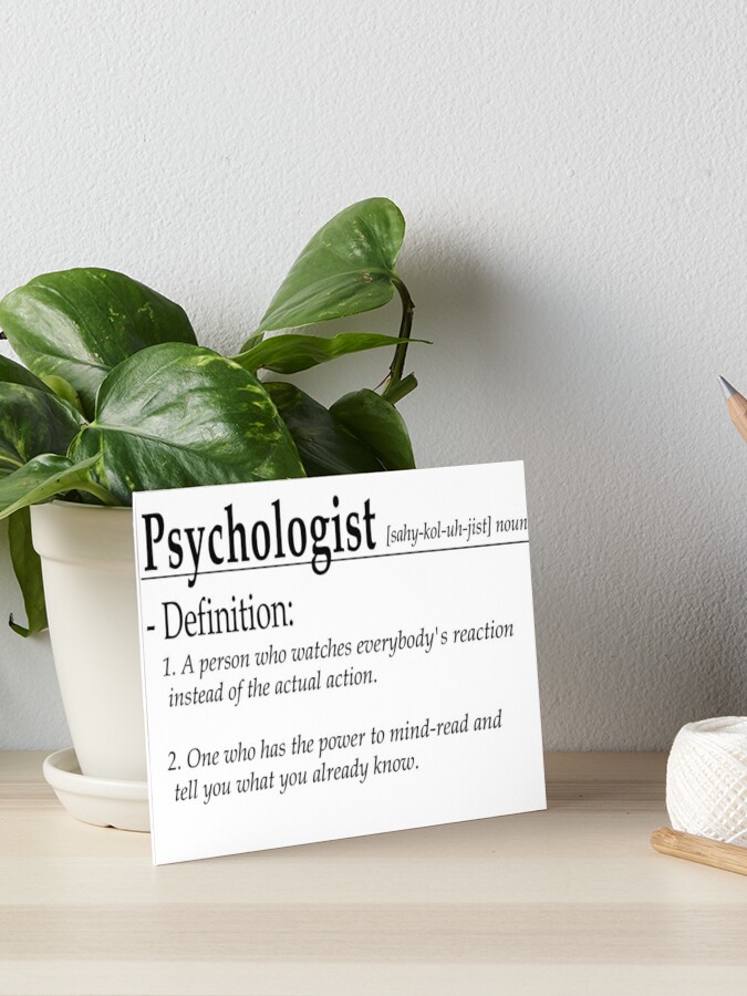 Psychology Definition | Art Board Print