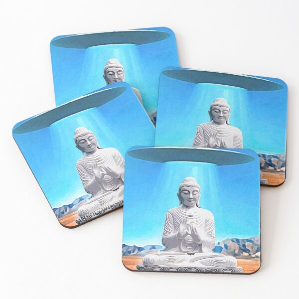 Item preview, Buddah ufo statue design designed and sold by TrippyEarth.
