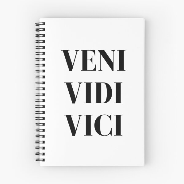 Item preview, Veni Vidi Vici - motivational quote in Latin; I came, I saw, I conquered  designed and sold by KIKAIA  The Label.