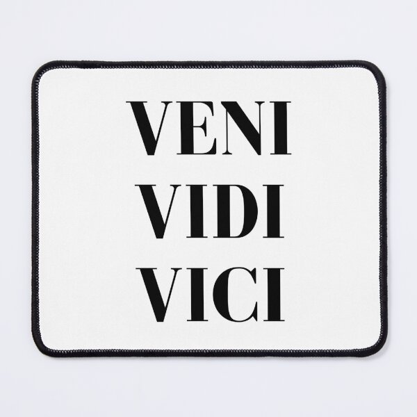 Item preview, Veni Vidi Vici - motivational quote in Latin; I came, I saw, I conquered  designed and sold by KIKAIA  The Label.