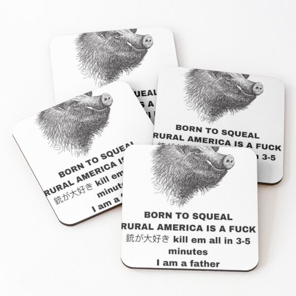 Item preview, 30-50 Feral Hogs Born to Squeal Rural America is a Fuck Essential designed and sold by Heidishopk.