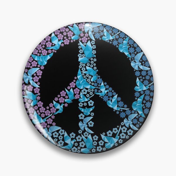 Item preview, Floral Peace Sign, Floral Peace Symbol designed and sold by TH3--DESIGNER.