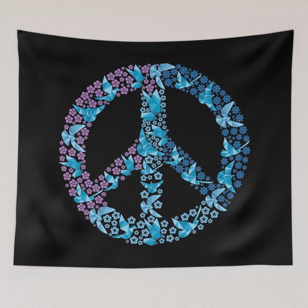 Item preview, Floral Peace Sign, Floral Peace Symbol designed and sold by TH3--DESIGNER.