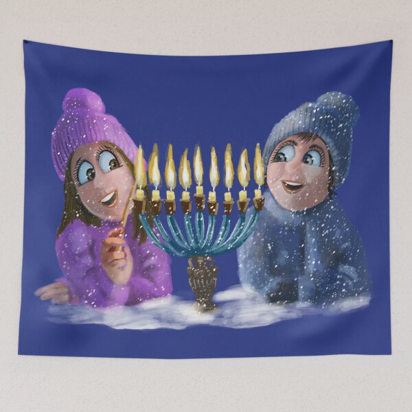 Item preview, Hannukah Menorah designed and sold by TheArtCave.