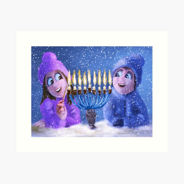 Item preview, Hannukah Menorah designed and sold by TheArtCave.