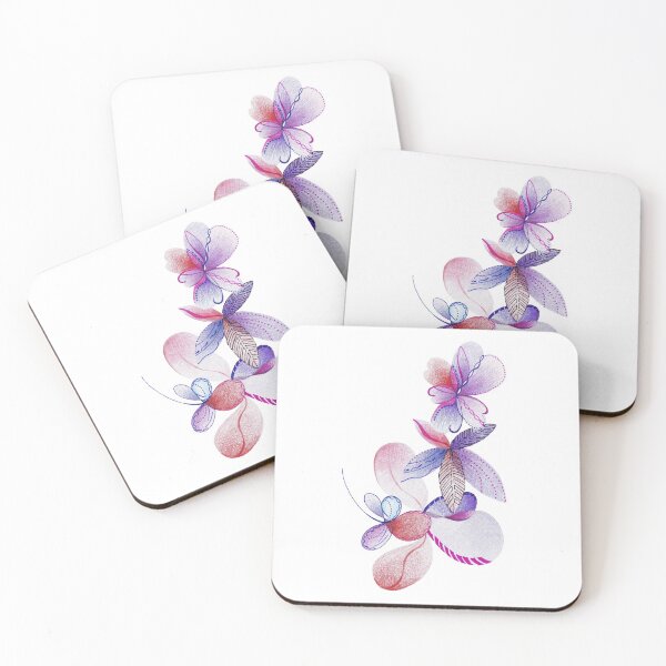 Item preview, Imaginary Purple Flowers designed and sold by BiancaPrintShop.