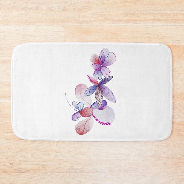 Item preview, Imaginary Purple Flowers designed and sold by BiancaPrintShop.