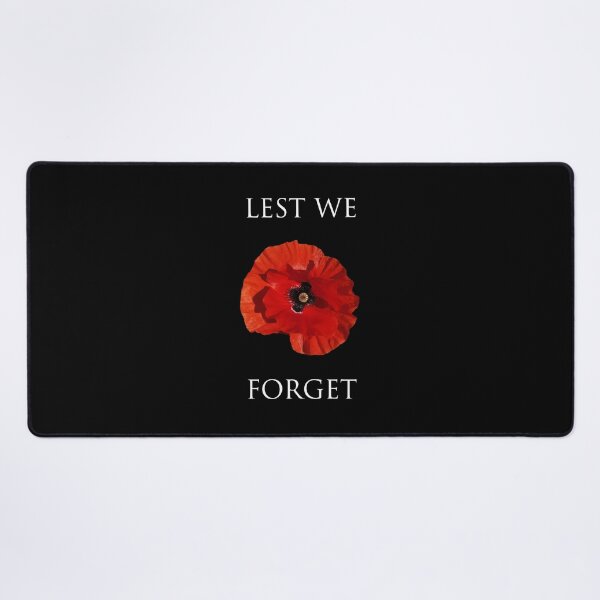 Item preview, Lest We Forget, Remembrance Poppy.  designed and sold by Bumpulous.