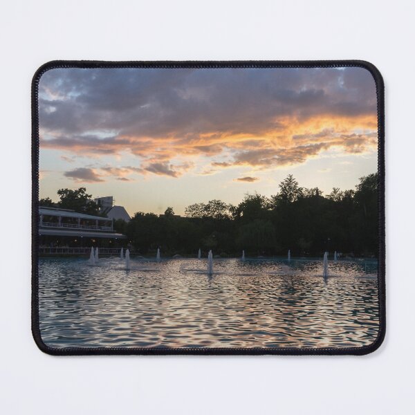 Item preview, Dancing Jets and Waterfront Restaurant - Plovdiv Singing Fountains at Sundown designed and sold by Georgia Mizuleva.