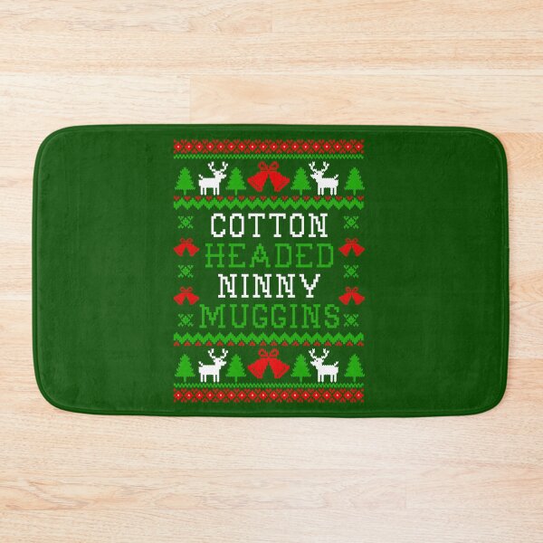 Item preview, Cotton Headed Ninny Muggins - Elf Quote - Ugly Christmas Sweater Style designed and sold by Christmas-Tees.