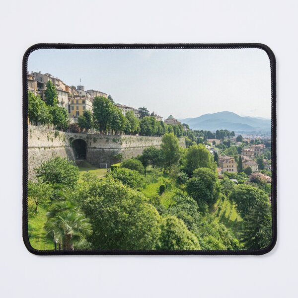 Item preview, Splendid Bergamo Vista - Venetian Defense Walls and Lush Green Park designed and sold by Georgia Mizuleva.