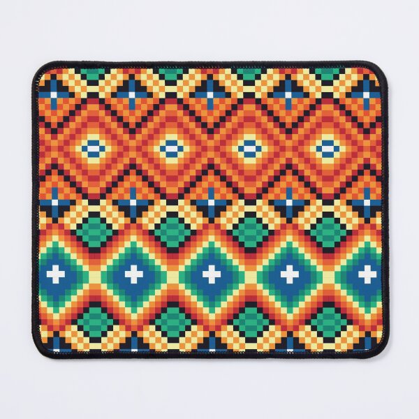 Item preview, colorful ethnic geometric pattern designed and sold by GeomePattern.