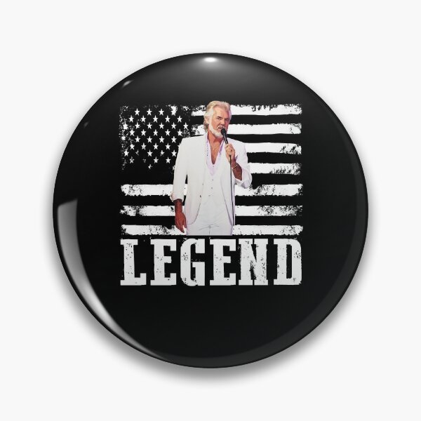 Item preview, Distressed American Flag Name Music Kenny Rogers Legend designed and sold by Destinee Frankie.