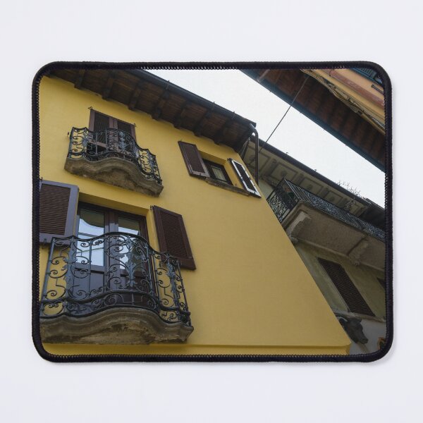 Item preview, Charming Bellagio Lake Como Italy - Tiny Shopping Street with Elegant Balconies designed and sold by Georgia Mizuleva.