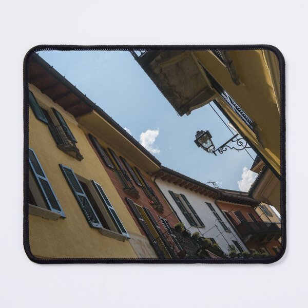 Item preview, Charming Bellagio Lake Como Italy - Tiny Shopping Street with Cool Balconies designed and sold by Georgia Mizuleva.
