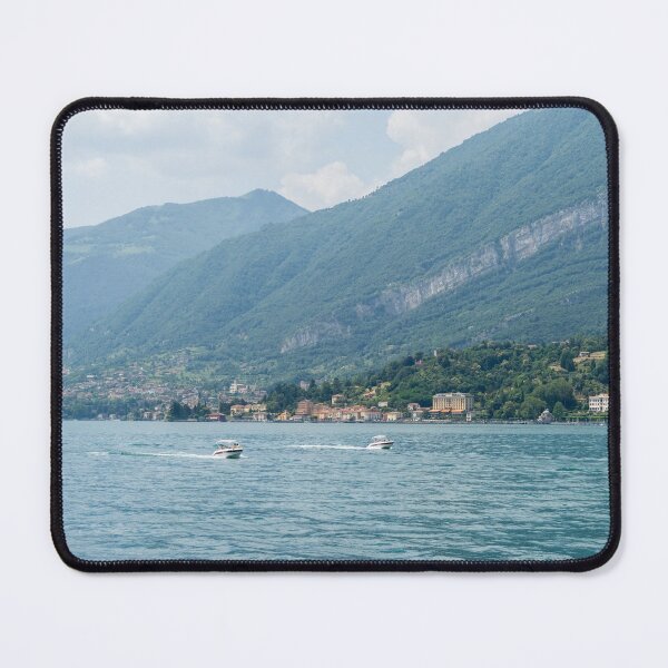 Item preview, Powerboating Across Lake Como - A Little Two Boat Race at Tremezzo Village designed and sold by Georgia Mizuleva.
