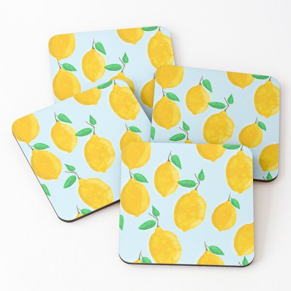 Item preview, Illustrated lemons pattern designed and sold by PaperPaper.
