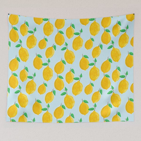 Item preview, Illustrated lemons pattern designed and sold by PaperPaper.